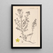 Herbier de la flore française Pl0099 - Louis Antoine Cusin — cuadro enmarcado en la pared