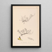 Herbier de la flore française Pl0177 - Louis Antoine Cusin — framed artwork on a wall