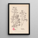 Herbier de la flore française Pl0210 - Louis Antoine Cusin — cuadro enmarcado en la pared