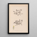 Herbier de la flore française Pl0242 - Louis Antoine Cusin — framed artwork on a wall