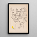 Herbier de la flore française Pl0254 - Louis Antoine Cusin — framed artwork on a wall