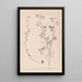 Herbier de la flore française Pl0274 - Louis Antoine Cusin — cuadro enmarcado en la pared