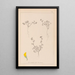 Herbier de la flore française Pl0279 - Louis Antoine Cusin — framed artwork on a wall