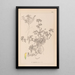 Herbier de la flore française Pl0297 - Louis Antoine Cusin — framed artwork on a wall