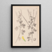 Herbier de la flore française Pl0306 - Louis Antoine Cusin — cuadro enmarcado en la pared