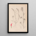 Herbier de la flore française Pl0319 - Louis Antoine Cusin — cuadro enmarcado en la pared