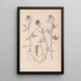 Herbier de la flore française Pl0320 - Louis Antoine Cusin — framed artwork on a wall