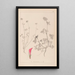 Herbier de la flore française Pl0325 - Louis Antoine Cusin — framed artwork on a wall