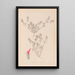 Herbier de la flore française Pl0336 - Louis Antoine Cusin — framed artwork on a wall