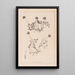 Herbier de la flore française Pl0356 - Louis Antoine Cusin — cuadro enmarcado en la pared