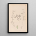 Herbier de la flore française Pl0363 - Louis Antoine Cusin — framed artwork on a wall