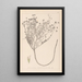 Herbier de la flore française Pl0374 - Louis Antoine Cusin — framed artwork on a wall