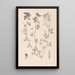 Herbier de la flore française Pl0380 - Louis Antoine Cusin — cuadro enmarcado en la pared