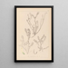 Herbier de la flore française Pl0402 - Louis Antoine Cusin — cuadro enmarcado en la pared