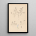 Herbier de la flore française Pl0409 - Louis Antoine Cusin — framed artwork on a wall