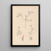 Herbier de la flore française Pl0410 - Louis Antoine Cusin — cuadro enmarcado en la pared