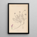 Herbier de la flore française Pl0412 - Louis Antoine Cusin — framed artwork on a wall