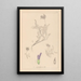 Herbier de la flore française Pl0413 - Louis Antoine Cusin — cuadro enmarcado en la pared