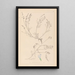 Herbier de la flore française Pl0415 - Louis Antoine Cusin — cuadro enmarcado en la pared