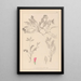 Herbier de la flore française Pl0427 - Louis Antoine Cusin — cuadro enmarcado en la pared
