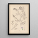 Herbier de la flore française Pl0438 - Louis Antoine Cusin — cuadro enmarcado en la pared