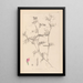 Herbier de la flore française Pl0445 - Louis Antoine Cusin — cuadro enmarcado en la pared