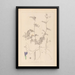 Herbier de la flore française Pl0452 - Louis Antoine Cusin — cuadro enmarcado en la pared