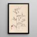 Herbier de la flore française Pl0478 - Louis Antoine Cusin — cuadro enmarcado en la pared