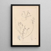 Herbier de la flore française Pl0527 - Louis Antoine Cusin — framed artwork on a wall
