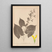 Herbier de la flore française Pl0809 - Louis Antoine Cusin — framed artwork on a wall