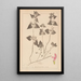 Herbier de la flore française Pl0829 - Louis Antoine Cusin — framed artwork on a wall