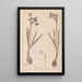 Herbier de la flore française Pl0977 - Louis Antoine Cusin — framed artwork on a wall