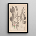 Herbier de la flore française Pl0987 - Louis Antoine Cusin — framed artwork on a wall