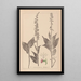 Herbier de la flore française Pl0988 - Louis Antoine Cusin — cuadro enmarcado en la pared