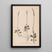 Herbier de la flore française Pl0995 - Louis Antoine Cusin — framed artwork on a wall