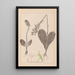 Herbier de la flore française Pl1005 - Louis Antoine Cusin — framed artwork on a wall