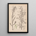 Herbier de la flore française Pl1016 - Louis Antoine Cusin — framed artwork on a wall