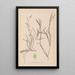 Herbier de la flore française Pl1081 - Louis Antoine Cusin — framed artwork on a wall