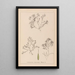 Herbier de la flore française Pl1093 - Louis Antoine Cusin — cuadro enmarcado en la pared
