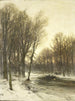 View of the Afternoon on Snowy Woods - Louis Apol — artwork view