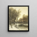 View of the Afternoon on Snowy Woods - Louis Apol — framed artwork on a wall