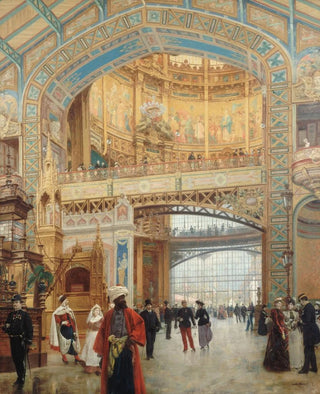 Louis Broud - Le dme central de la galerie des machines lexposition universelle de 1889.webp