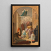 The miracle of the Ardents Procession of the reliquary of Saint Genevieve - Louis Charles Timbal — framed artwork on a wall
