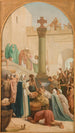 Sainte Geneviève distributing bread to the poor during the Siege of Paris - Louis Charles Timbal — artwork view