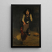 En el gallinero - Louis Deschamps — cuadro enmarcado en la pared