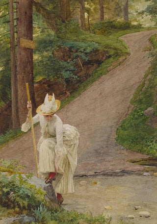 Louis Emile Adan - Chemin de la cascade.webp