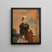 Retrato de Bertha Annie Carter - Louis Eyth — cuadro enmarcado en la pared