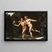 Hermafrodita y Salmacis - Louis Finson — cuadro enmarcado en la pared