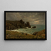 Côte rocheuse - Louis Frédéric Schützenberger — framed artwork on a wall