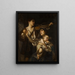 Maternidad - Louis Gallait — cuadro enmarcado en la pared